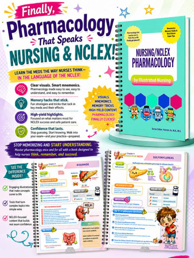 Nursing/ NCLEX Pharmacology Book for Nursing School & NCLEX Review