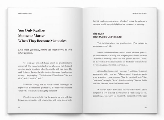 Break the Anxiety Circle by Miles Carter